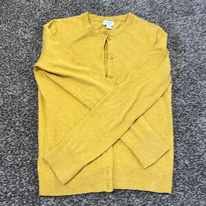 J.Crew Cardigan XS gold